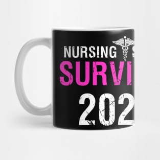 Nurse 2020 Nursing School Survivor Funny Graduation Mug